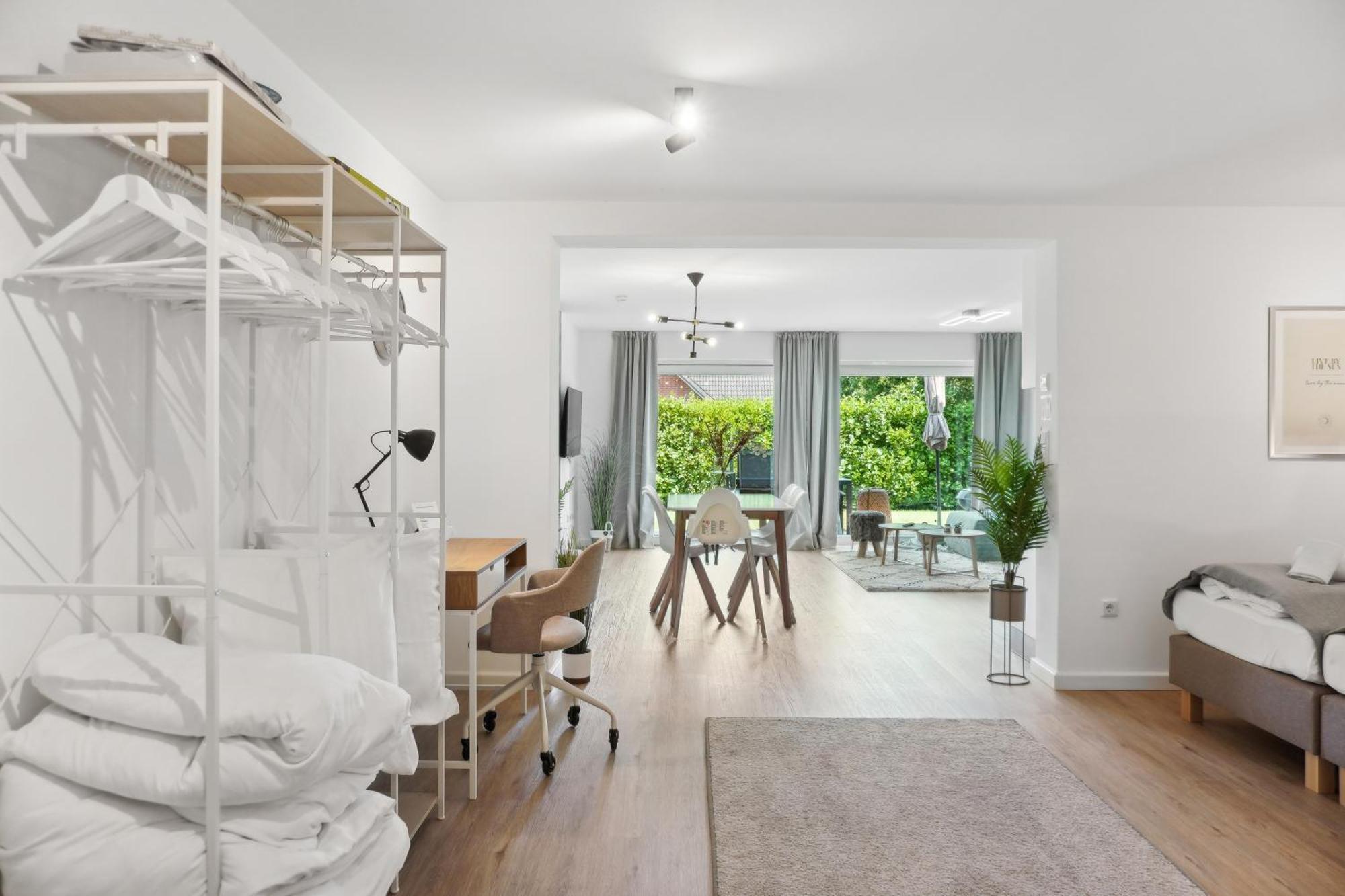 Moderne Kuestenhyggen Mit Garten&parkplatz - Hermannliving Apartment Westerdeichstrich