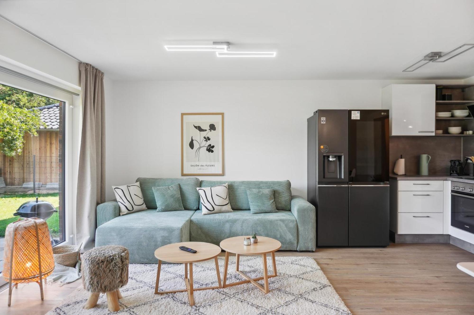 Moderne Kuestenhyggen Mit Garten&parkplatz - Hermannliving Apartment *