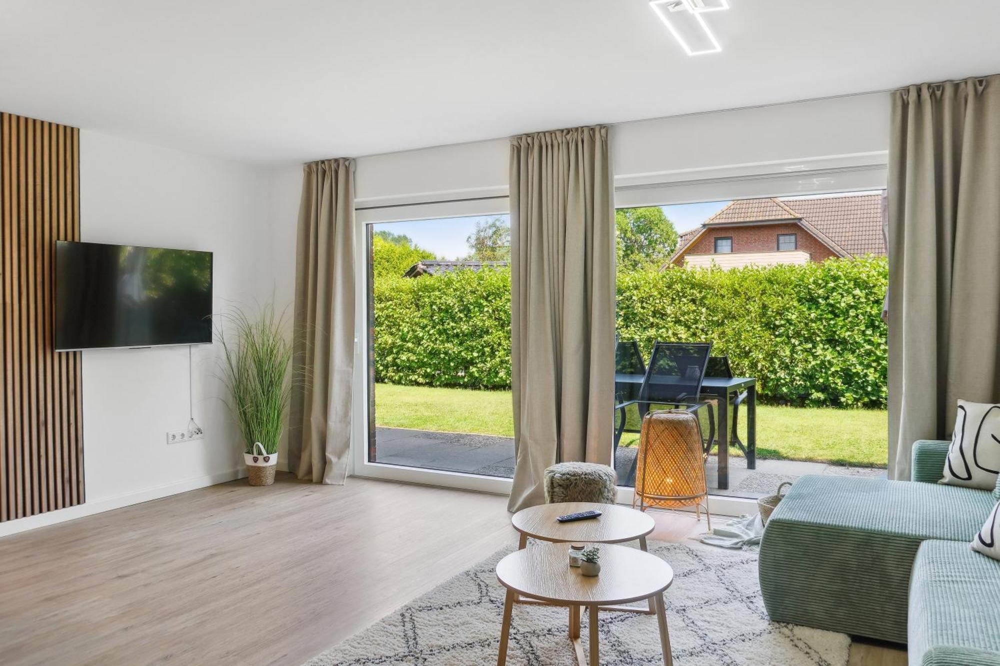 Moderne Kuestenhyggen Mit Garten&parkplatz - Hermannliving Apartment Westerdeichstrich